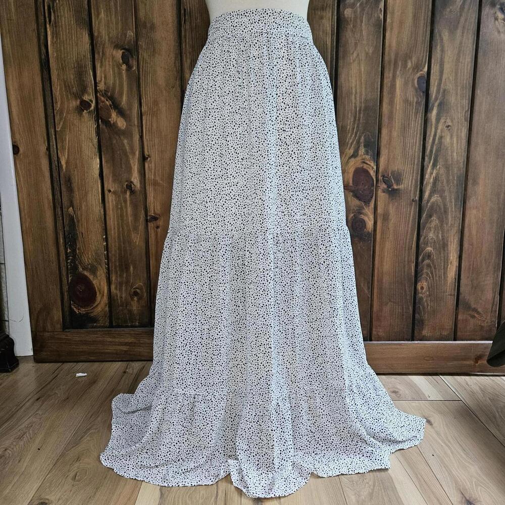 h&m tiered maxi